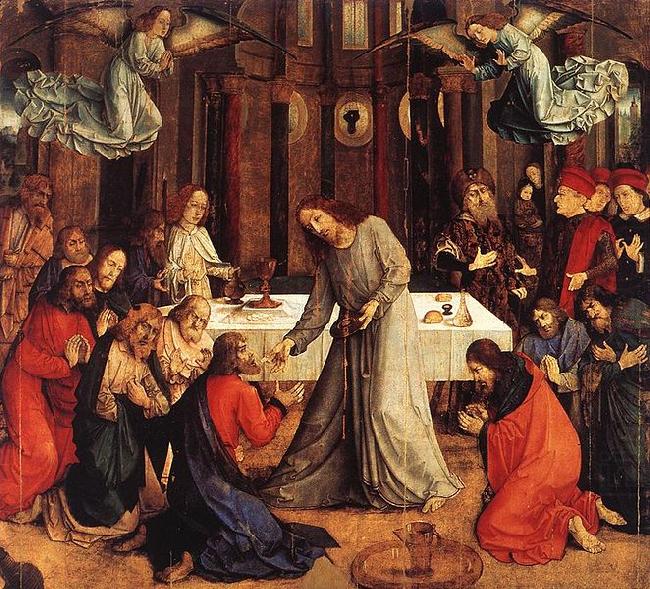 The Institution of the Eucharist, Justus van Gent
